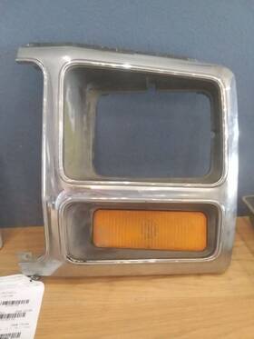 630-00335cl Ford Truck Driver Headlight Door/cover Chrome Argent Trim Fits 80-86 Bronco 1901230