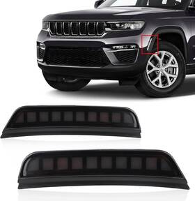 Ggjeepsm0404 Geegeetop Smoked Lens Switchback White/amber Led Side Marker For 22-24 Jeep Grand Cherokee Ggjeepsm0404 Geegeetop Smoked Lens Switchback White/amber Led Side Marker For 22-24 Jeep Grand Cherokee