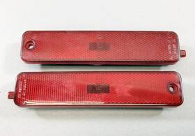 5977403 General Motors 93-02 Firebird Red Rear Side Marker Light Housings Nice Pair