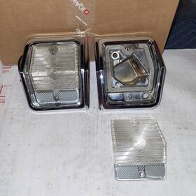 5956625 Gm Nos 1965 Chevy Ii Nova Station Wagon Guide Back-up Lamp Housings Oem Nice