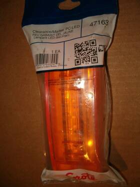47163 Grote Side Clearance Marker Pc-led Light Amber