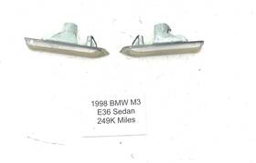 Bm022-b00w2 Gt4auto 97-99 Bmw E36 3-series Chrome Housing Clear Side Marker Lights Pair