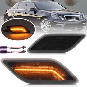 Hansw2122013 Han G1n Smoked Led Bumper Side Marker Lights For 20102013 Mercedes W212 E350 E550 Am