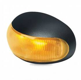 959660207 Hella Marker Lamp 9660 Led Amber Black Base Sae