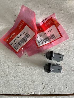 34304-sh3-a01 Honda Genuine Oem S2000 Side Marker Socket And Clear Bulb Set Of 2 00-09 Usdm Jdm