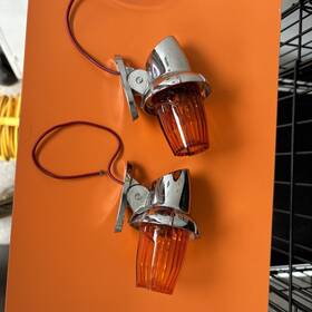 7-i7i International 2- Vintage Harvester Ih Clearance Marker Can Lights Chrome Truck