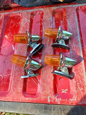 E13m1 International Vintage Set Of 4 Signal Stat E13m Truck Cab Clearance Amber Marker Lights