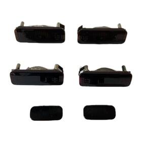 236334-00 Jaguar/hella 1995-97 Oem X300 Xj6 Xjr Tinted Smoked Front Rear Side Marker Turn Lights