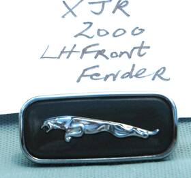Lnc5795aa Jaguar 1998-2003 Xjr Xj8 Front Fender Emblem Lh Left Oem
