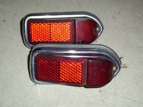 C33658 Jaguar Oem 1985 Xj6 Side Marker Lights Rear Red Set Of 2