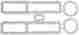 K724 1967 Camaro Standard Front Rear Lens Gasket Set