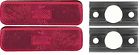 K977 Oer 1970-1973 Camaro Rear Side Marker Light Lamp Lens Pair
