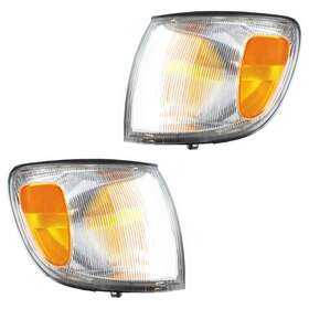 Llx-pair-to2530129v-cl360a70 Karparts360 For Toyota Sienna 1998-2000 Turn Signal/corner Light Driver And Passenger Pair