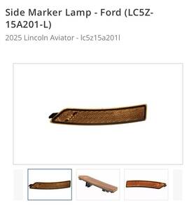 Lc5z-15a201-l Lincoln 2025 Oem Used Aviator Right Front Reflector