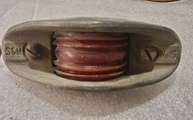 No-16 Long Vintage S&m Red Marker Light Assembly No 16