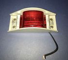 Lpp2pc 75 Vintage Red Lens Marker Light Trailer Travel Flush Mount Unused