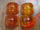 Ls306 4 Vintage Car Truck Amber Clearance Side Marker Lens