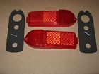 Lu54581247 Lu54581248 Mg Lucas Mgb Midget Parts New Pr L824 Rear Sidemarker Lamp Lens Also Jag 37h4756 37h4757