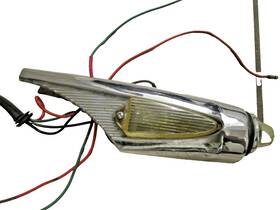 544-030 Lucas Triumph Tr4a Tr250 Passenger Chrome Side Marker And Turn Lamp 1965-1969 #544-030