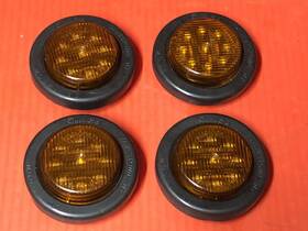 M09100r Maxxima M09100r/y 4 2 Inch Amber Lens Led Marker / Clearance Lights With Truck-lite Grommets