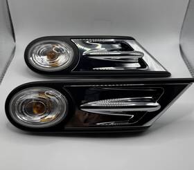 63137268883 Mini Cooper John Works. Jcw Genuine Chrome Grille Side Scuttle Set Left And Right R55 R56 R57 R58 R59
