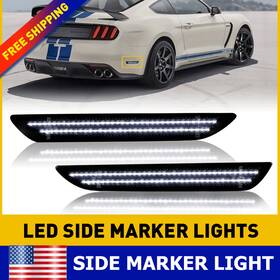 Yzb-mustang-15-21-rw Mm Part For 2015-2022 Mustang Ford Smoked Lens Led Bumper Rear Side Marker Lights Lamps Yzb-mustang-15-21-rw Mm Part For 2015-2022 Mustang Ford Smoked Lens Led Bumper Rear Side Marker Lights Lamps