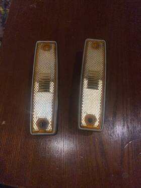 3489895r Mopar Authentic Restoration Product Lot Of 2 1971 72 73 74 75 76 77 Dodge Van Front Side Marker Lamp Street