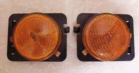 Rb-006a Mopar 2007-2017 Jeep Wrangler Jk Side Fender Marker Lights Amber Oem Rb-006a Mopar 2007-2017 Jeep Wrangler Jk Side Fender Marker Lights Amber Oem