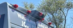 Rb-511rh Mopar 4x Red Rear Cab Roof Marker Running Light 14-23 Ram Promaster 1500 2500 3500 Oem