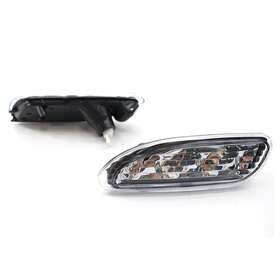 Newyoutube 211311344541 Clear Turn Signal Parking Side Marker Lights For Benz W203 C-class 2001-2007 02