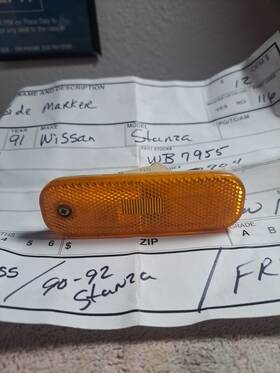 2618030r00 Nissan 1990 Stanza Axxess Oem Left Right Side Marker Light 90 91 92 93 94 95