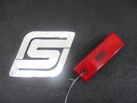 26190-01p00 Nissan 1986 300zx - Right Passenger Side Rear Bumper Marker Light Lens