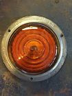 1173 No.1173 Do-ray Vintage Nos Amber Glass Flange Clearance Marker Lamp Light Usa