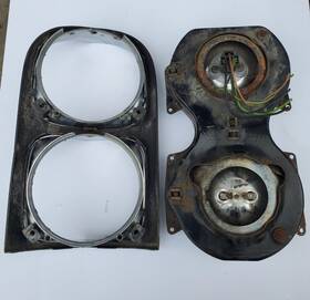 66deville Oem 1966 Cadillac Deville Eldorado Calais Headlight Fender Extension Left Or Right