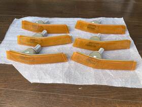 7a1z-15a201-b Oem 2007-2010 Lincoln Mkx Lh Front Bumper Left Side Marker Light Amber Reflector