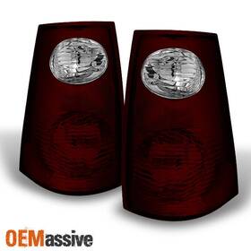 Fo2800152 Oemassive Fit 01-05 Ford Explorer Sport Trac Dark Red Tail Lights Replacement