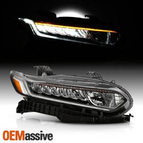 Ho2503187 Oemassive For 2018-2020 Honda Accord Halogen High Beam Full Led Headlight Passenger Right