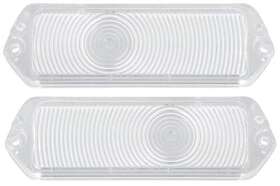 748737 Oer Authorized 1963 Impala / Full Size Park Lamp Lenses Clear Pair