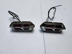 5960184 Olds Rare Chrome Oldsmobile Marker Light Guide 35 With Housing 39 Sae Pi 68