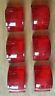 P4604-r Arrow Vintage Red Side Marker Light Lens Plastic
