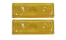 P4753-2589-a Classic Chevrolet Glass Amber Park Light Lens Set Chevy Pickup