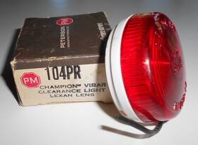 116.fd8695 Peterson R83149 Lot Of 6 Ea Clearance / Marker Light Assy. Champion #104pr Lexan Lens