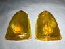 5939934-5940853 Pl-708 Vintage Yellow Side Marker Light Lenses Nos