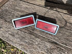 Sae-pia-70r Plymouth 1970 Satellite Gtx Road Runner Rear Side Marker Lights Pair Oem 70