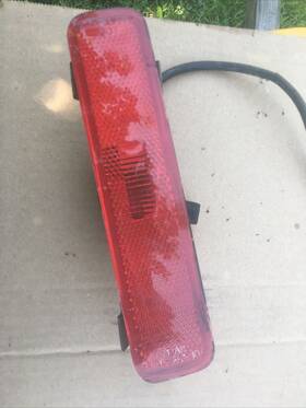 928.631.425.01 Porsche 928 S Left Rear Side Marker Red 87 S4. Oem H 1