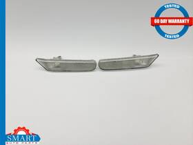 99663103403 Porsche Boxster 986 Side Marker Turn Signal Lamp Clear Set Front R L 01-04 Oem