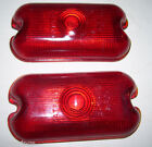 A-7875 Red -t103 Cats-eye Light 7876 Marker Lenses -7875 Glass -