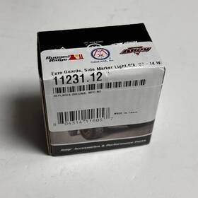 11231.12 Rugged Ridge Side Marker Light Euro Guards Black 07-18 Jeep Wrangler Jk