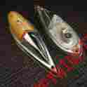 Sae-p-66 Vintage Set Of 2 Yankee 77 Cab Lights Yellow Amber Lens