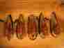 Sae-p169 P169 Pol 1 Vintage Set Of 5 Cab Clearance Marker Amber Chicken Lights